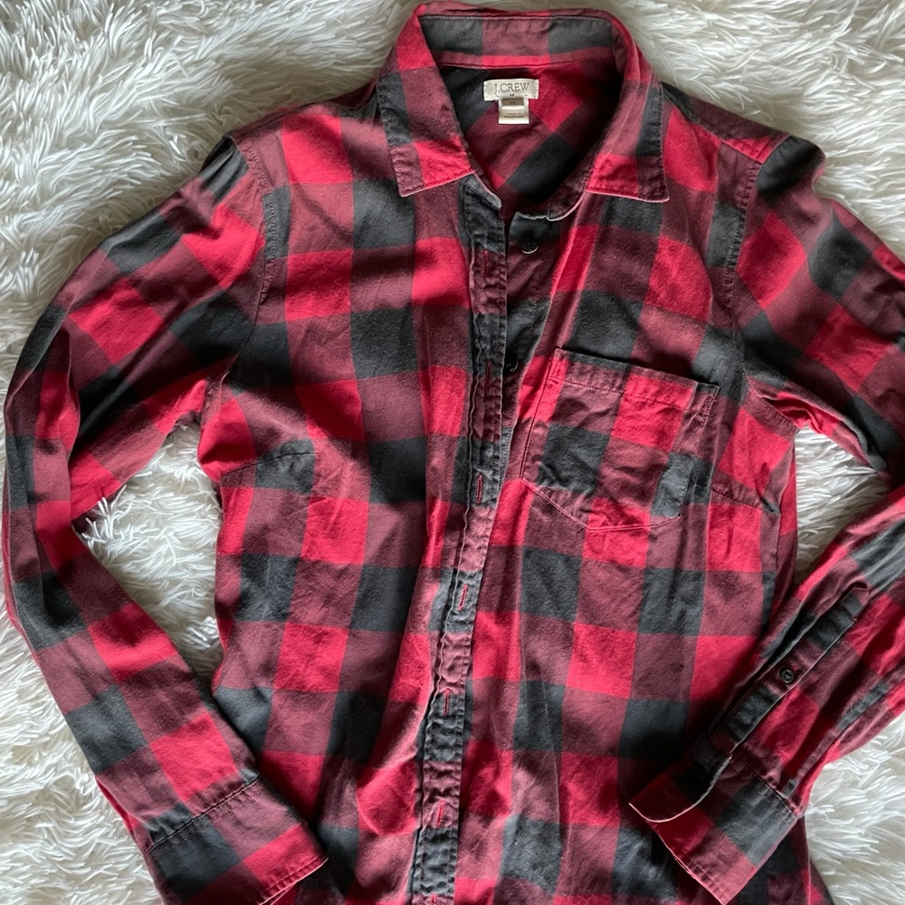 Jcrew Buffalo Check Button-Up size XS